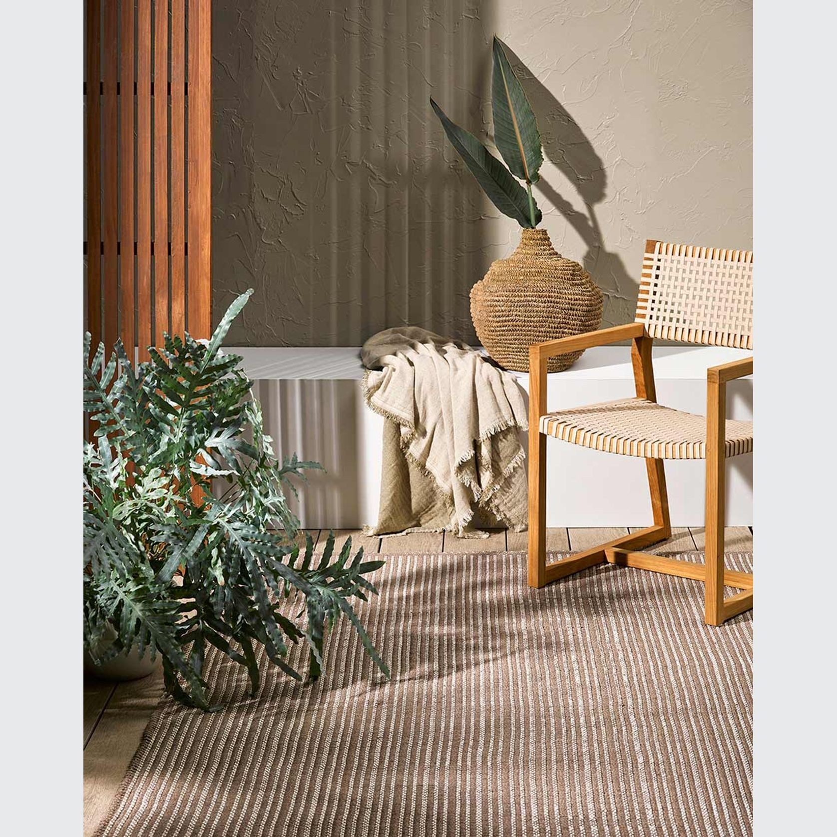 Baya Byron Bay Outdoor Rug - Taupe gallery detail image