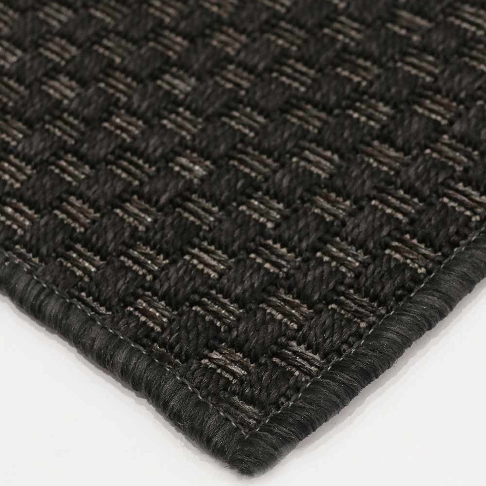 Baya Flax Outdoor Rug - Charcoal gallery detail image