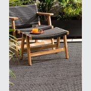 Baya Flaxseed Outdoor Rug - Graphite gallery detail image