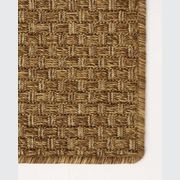 Baya Flax Outdoor Rug - Teak gallery detail image