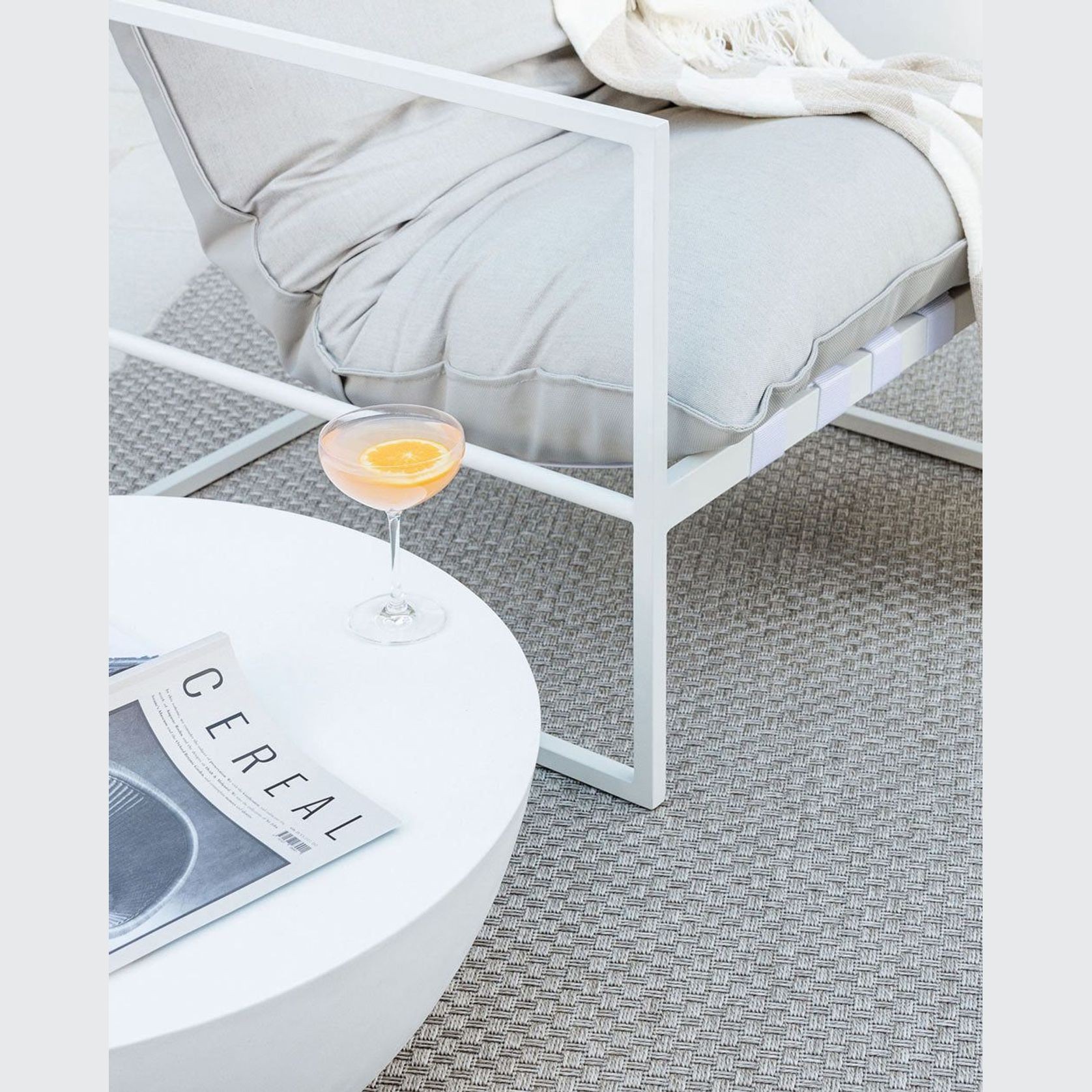 Baya Flax Outdoor Rug - Zinc gallery detail image