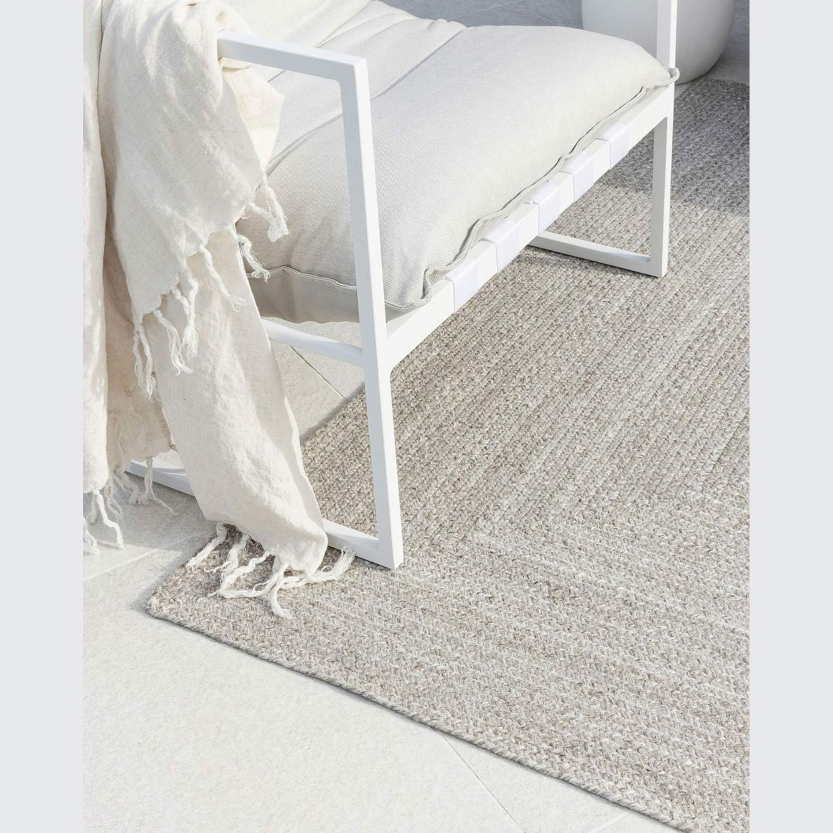 Baya Flinders Outdoor Rug - Taupe gallery detail image