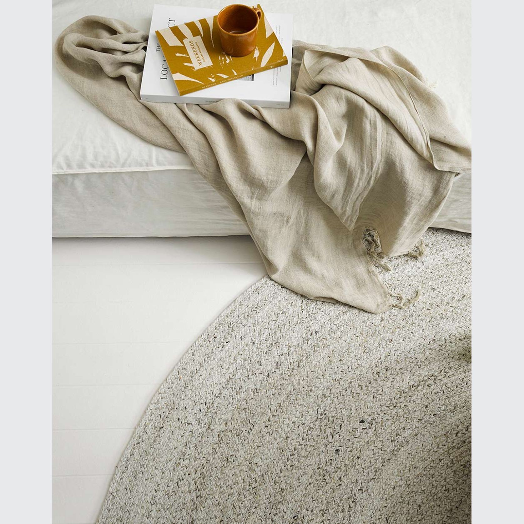 Baya Mornington Outdoor Rug - Pale Sand | Recycled PET Fibre gallery detail image