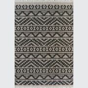Baya Sifiso Outdoor Rug - Black/Taupe gallery detail image