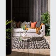 Baya Sifiso Outdoor Rug - Black/Taupe gallery detail image