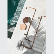 Bondi Wall Mount Outdoor Shower | Cold | Copper gallery detail image