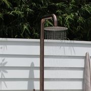 Zen SS316L Outdoor Freestanding Shower Column | Brushed Bronze gallery detail image