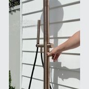 Zen SS316L Outdoor Freestanding Shower Column | Brushed Bronze gallery detail image