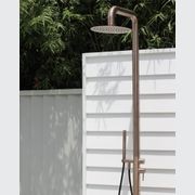 Zen SS316L Outdoor Freestanding Shower Column | Brushed Bronze gallery detail image
