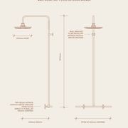 Noosa Wall Mount Outdoor Shower | Hot+Cold | Copper gallery detail image