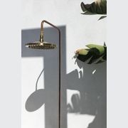 Cottesloe Outdoor Shower with Foot Tap | Cold | Brass gallery detail image