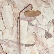 Noosa Wall Mount Outdoor Shower | Hot+Cold | Brass gallery detail image