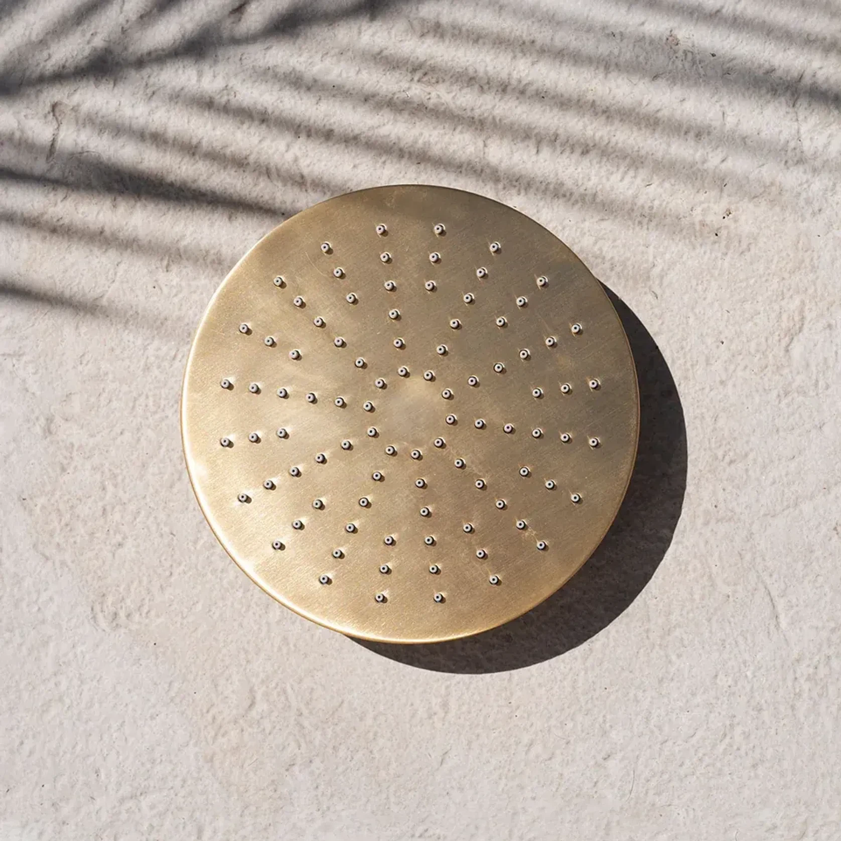 Byron Outdoor Shower with Foot Tap | Hot+Cold | Brass gallery detail image
