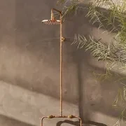 Byron Outdoor Shower with Foot Tap | Hot+Cold | Copper gallery detail image