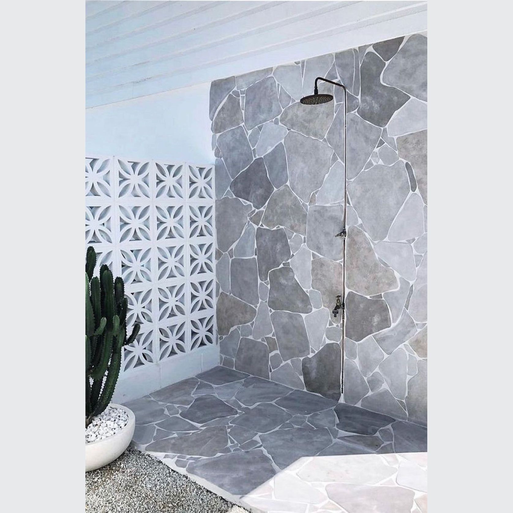 Cottesloe Outdoor Shower with Foot Tap | Cold | Copper gallery detail image