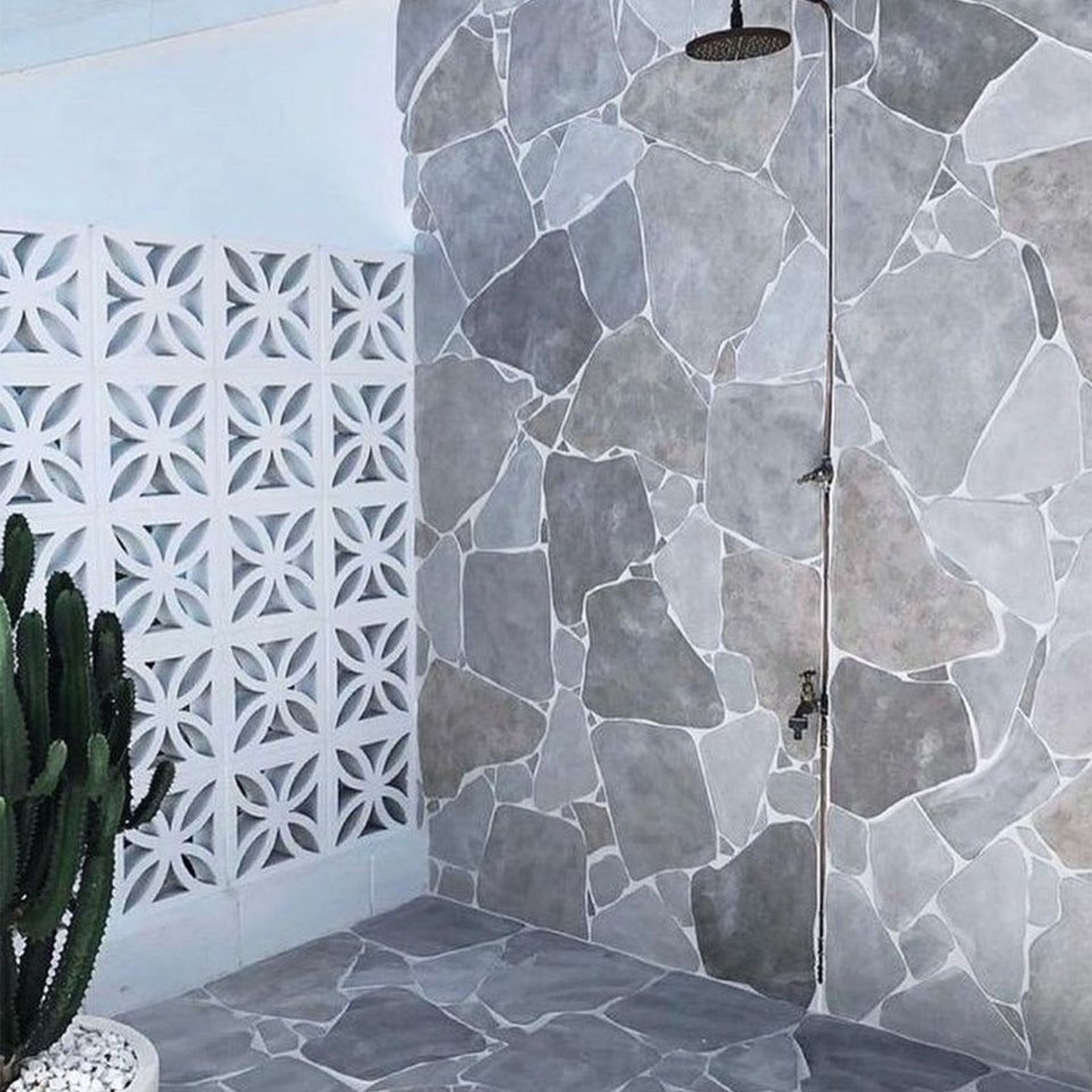 Cottesloe Outdoor Shower with Foot Tap | Cold | Copper gallery detail image