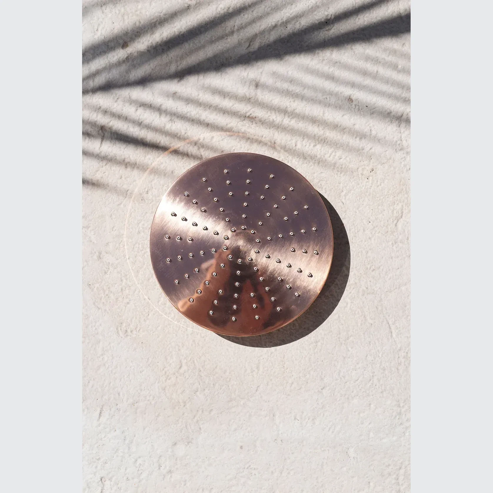 Byron Outdoor Shower with Foot Tap | Hot+Cold | Copper gallery detail image