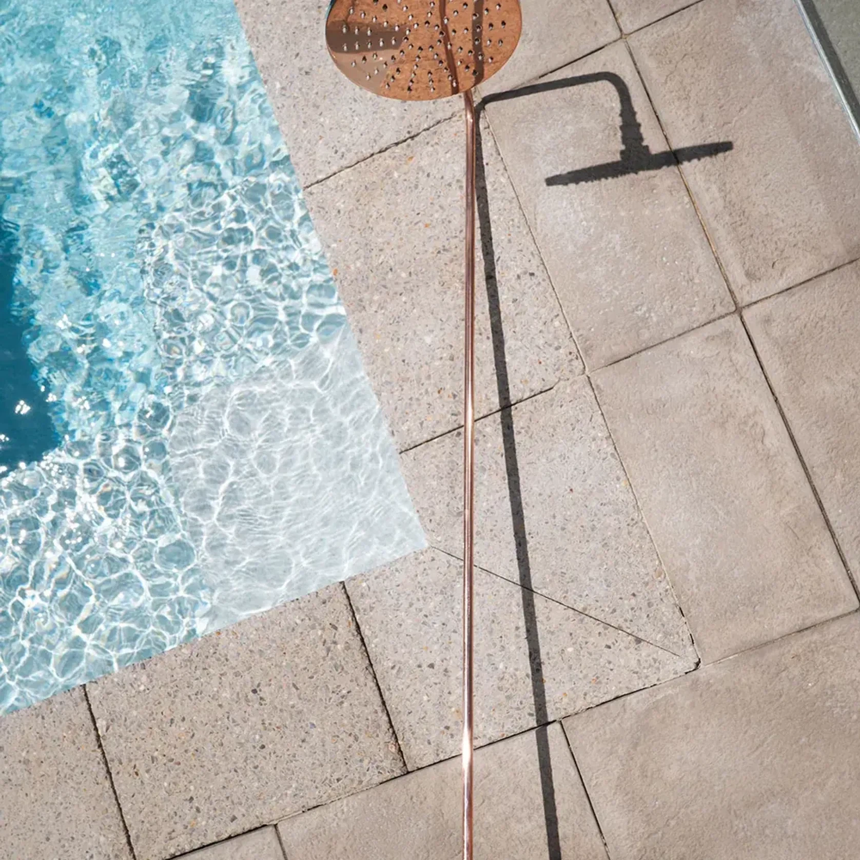 Noosa Wall Mount Outdoor Shower | Hot+Cold | Copper gallery detail image