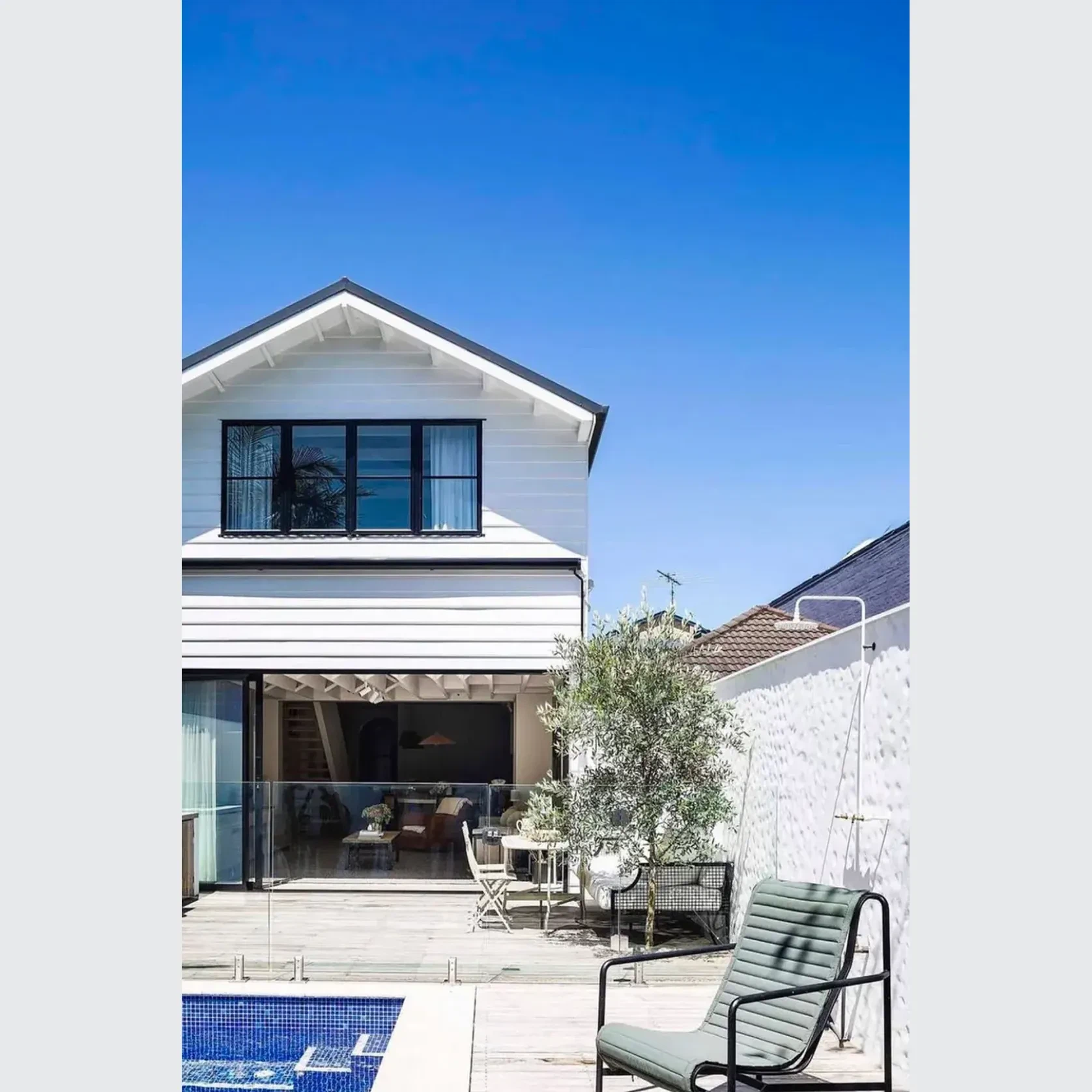 Noosa Wall Mount Outdoor Shower | Hot+Cold | White gallery detail image