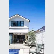 Noosa Wall Mount Outdoor Shower | Hot+Cold | White gallery detail image