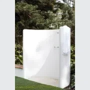 Noosa Wall Mount Outdoor Shower | Hot+Cold | White gallery detail image