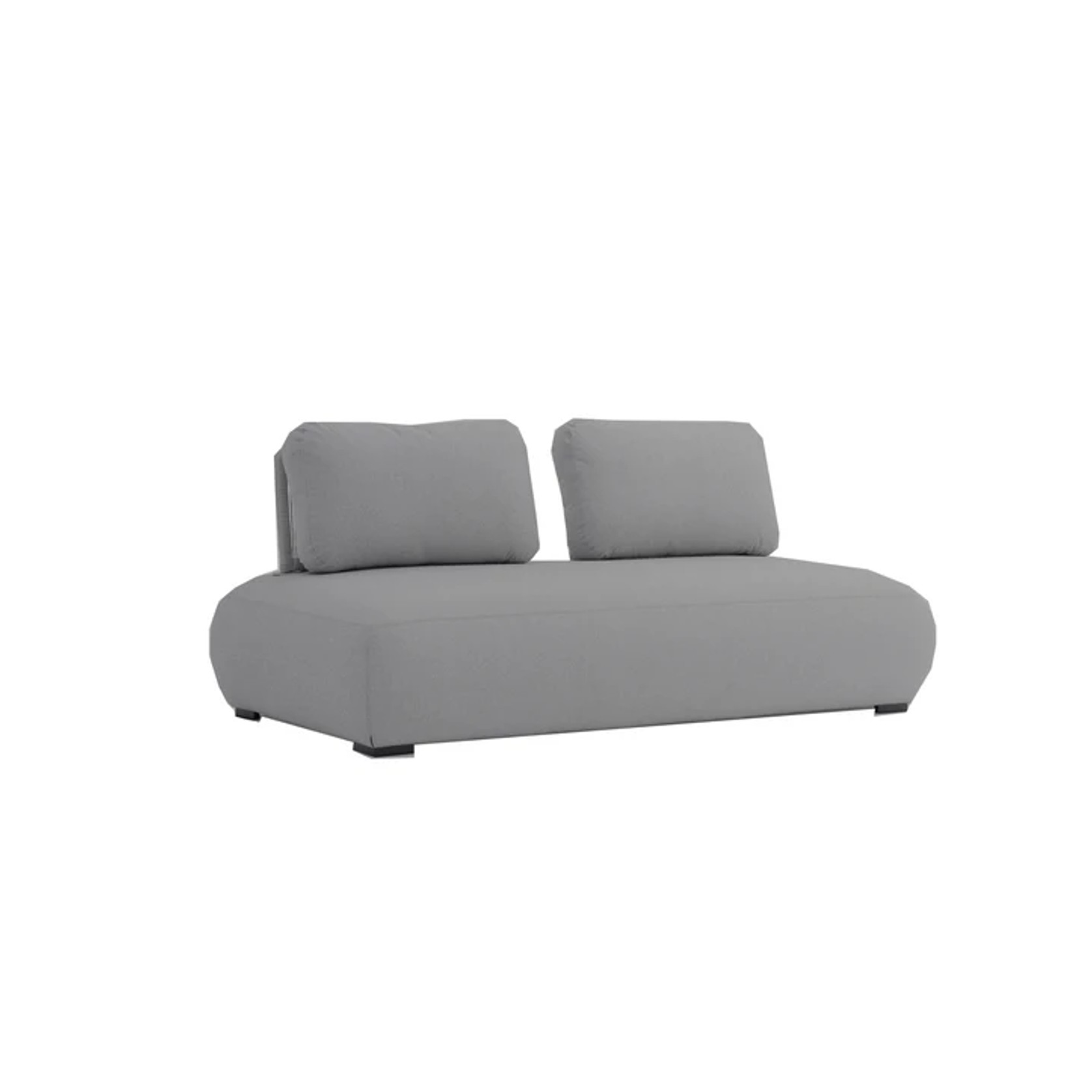 Ora Two Seater Outdoor Lounge - Charcoal gallery detail image