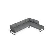 Fino Config E - Outdoor Modular Sofa in Matt Charcoal gallery detail image