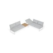 Fino Config F - Outdoor Modular Sofa in Matt White gallery detail image