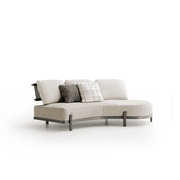 Loto Curved Modular Outdoor Sofa by Atmosphera gallery detail image