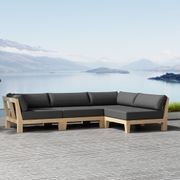 Newport Teak Outdoor Corner Chair gallery detail image