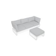Fino Config C - Outdoor Modular Sofa in Matt White gallery detail image