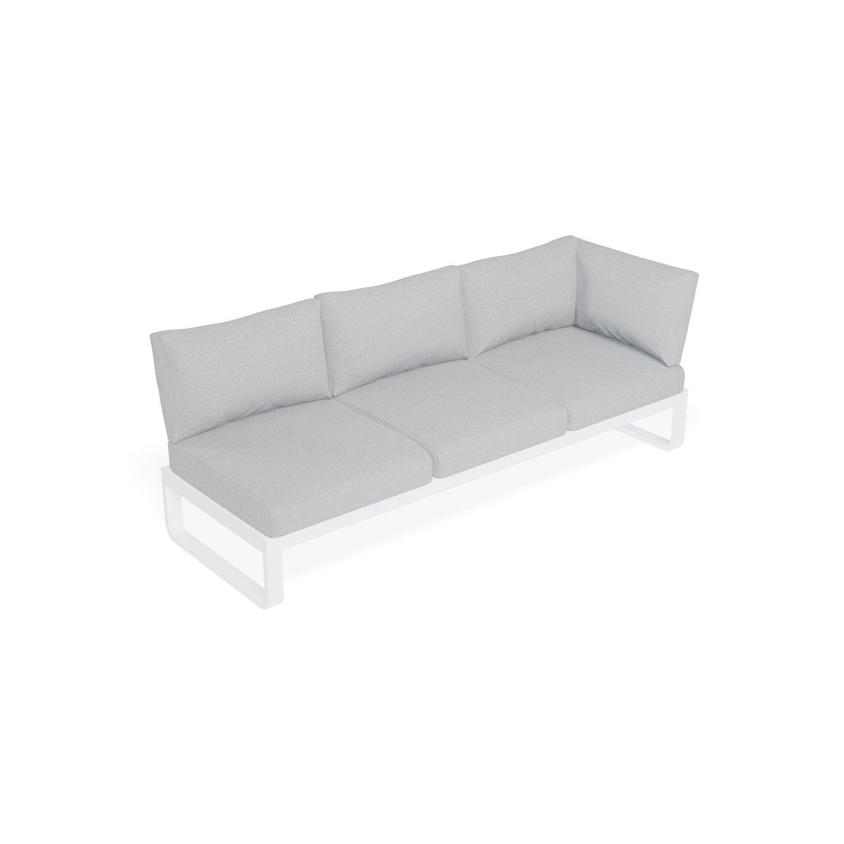 Fino Config A - Outdoor Modular Sofa in Matt White gallery detail image
