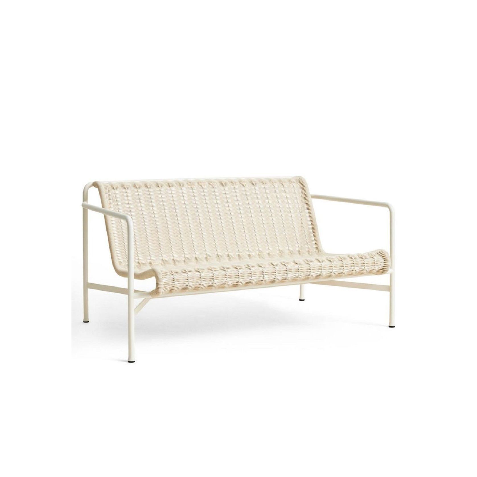 Palissade Cord Dining Bench with Armrest gallery detail image