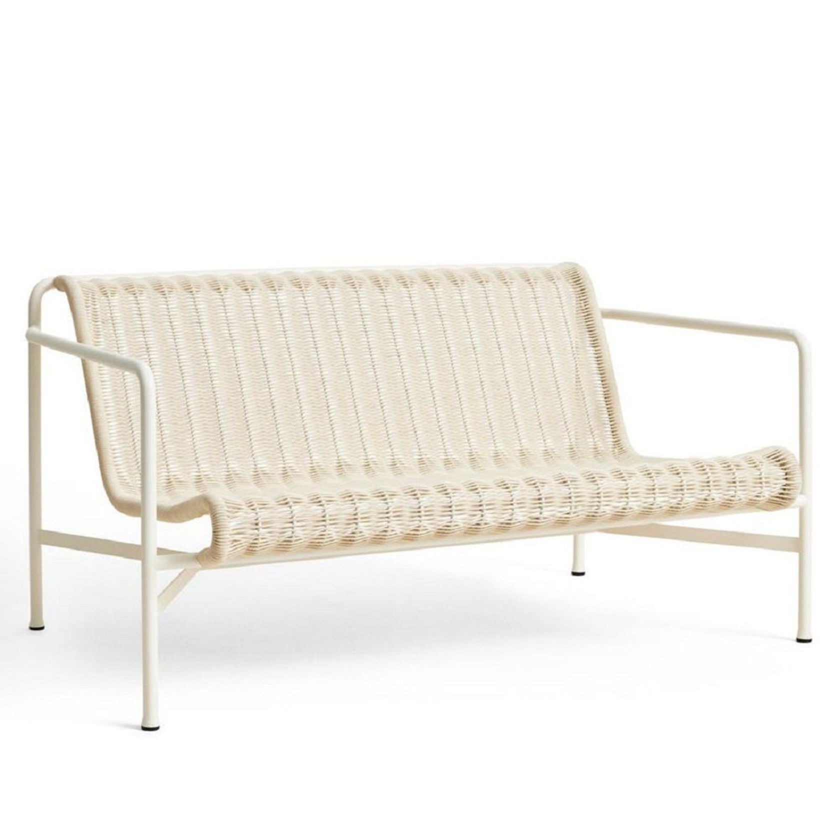 Palissade Cord Dining Bench with Armrest gallery detail image