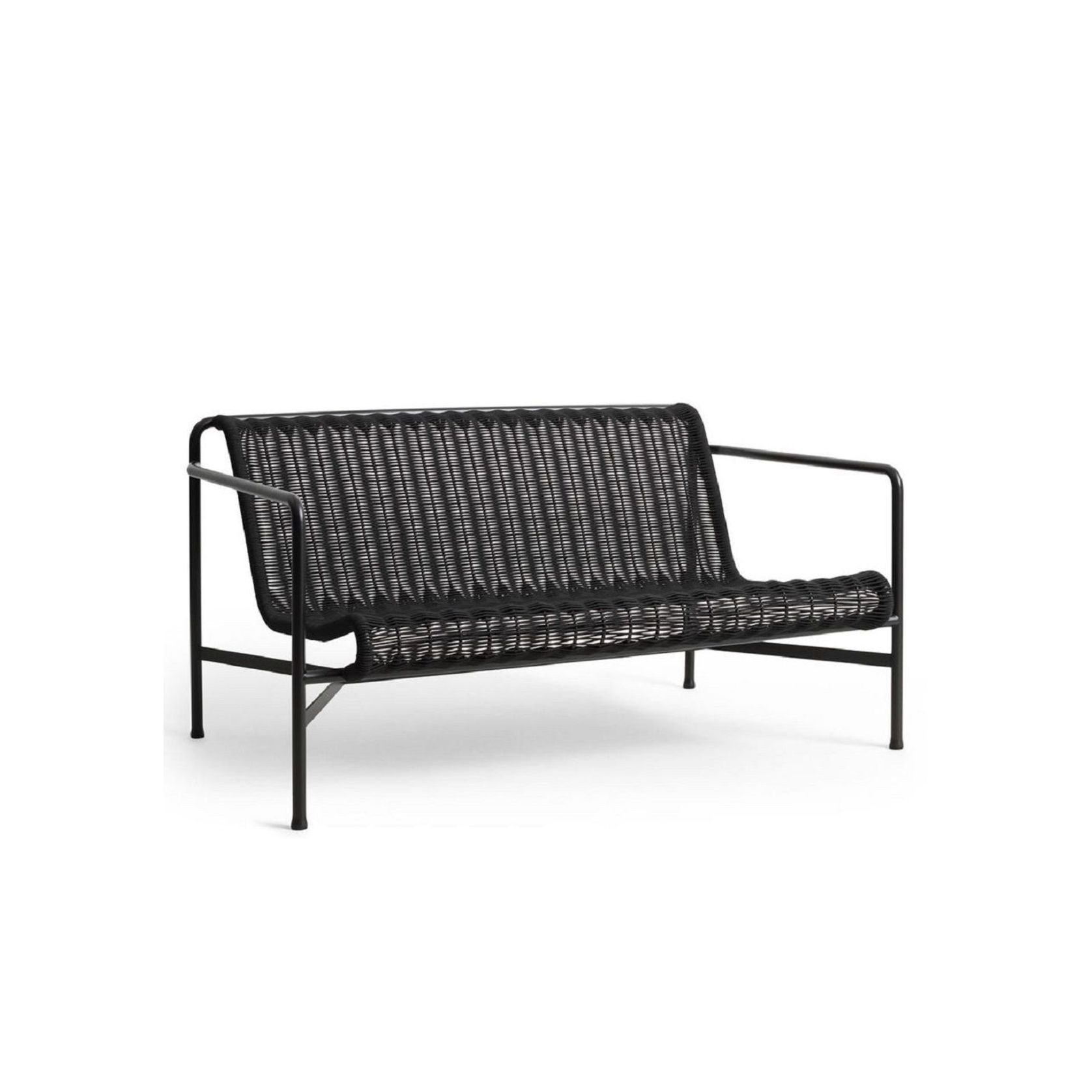 Palissade Cord Dining Bench with Armrest gallery detail image
