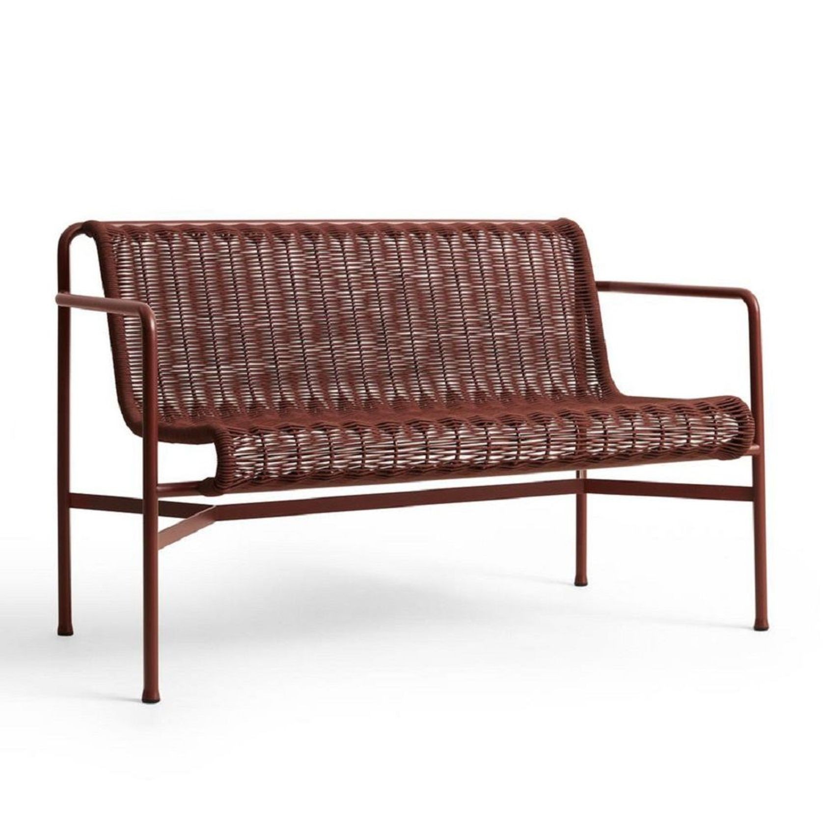 Palissade Cord Dining Bench with Armrest gallery detail image
