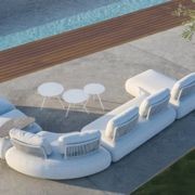 Ora Two Seater Outdoor Lounge - Charcoal gallery detail image