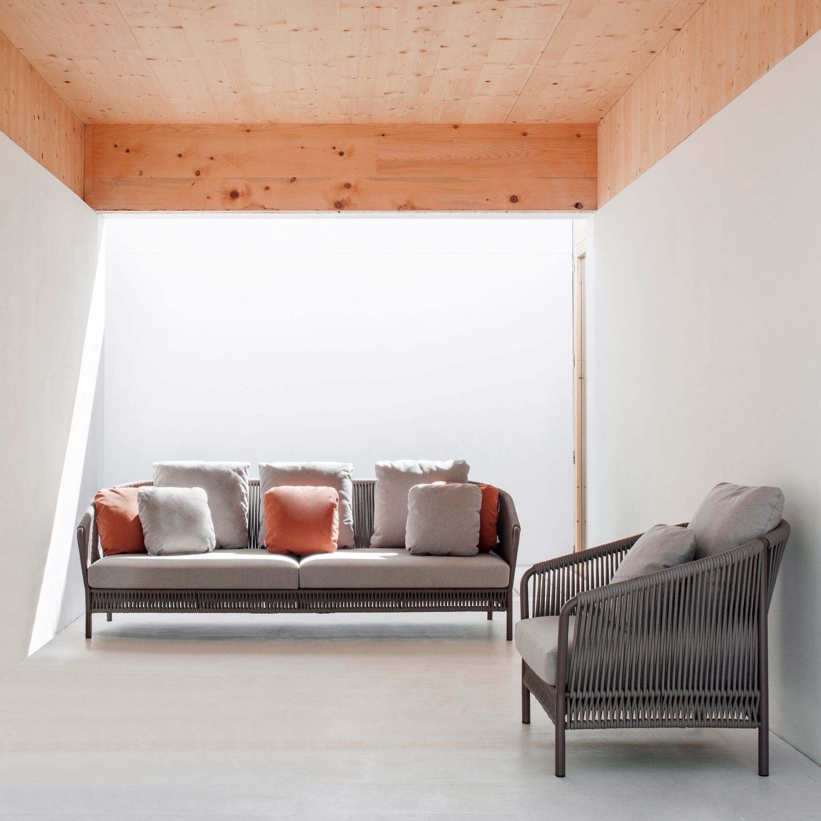Weave Three Seater Sofa By Point gallery detail image