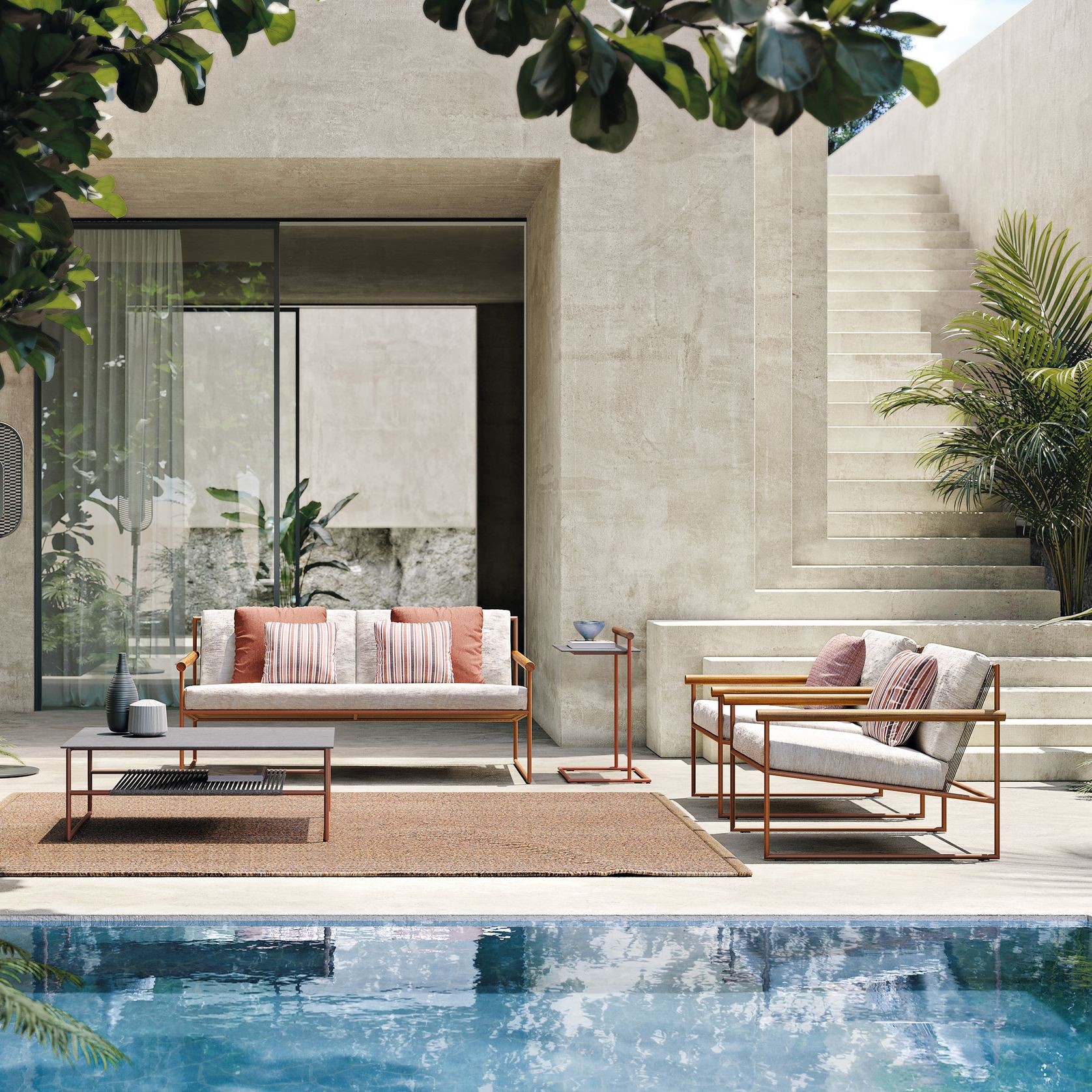 Pipe Outdoor Sofa By Atmosphera gallery detail image