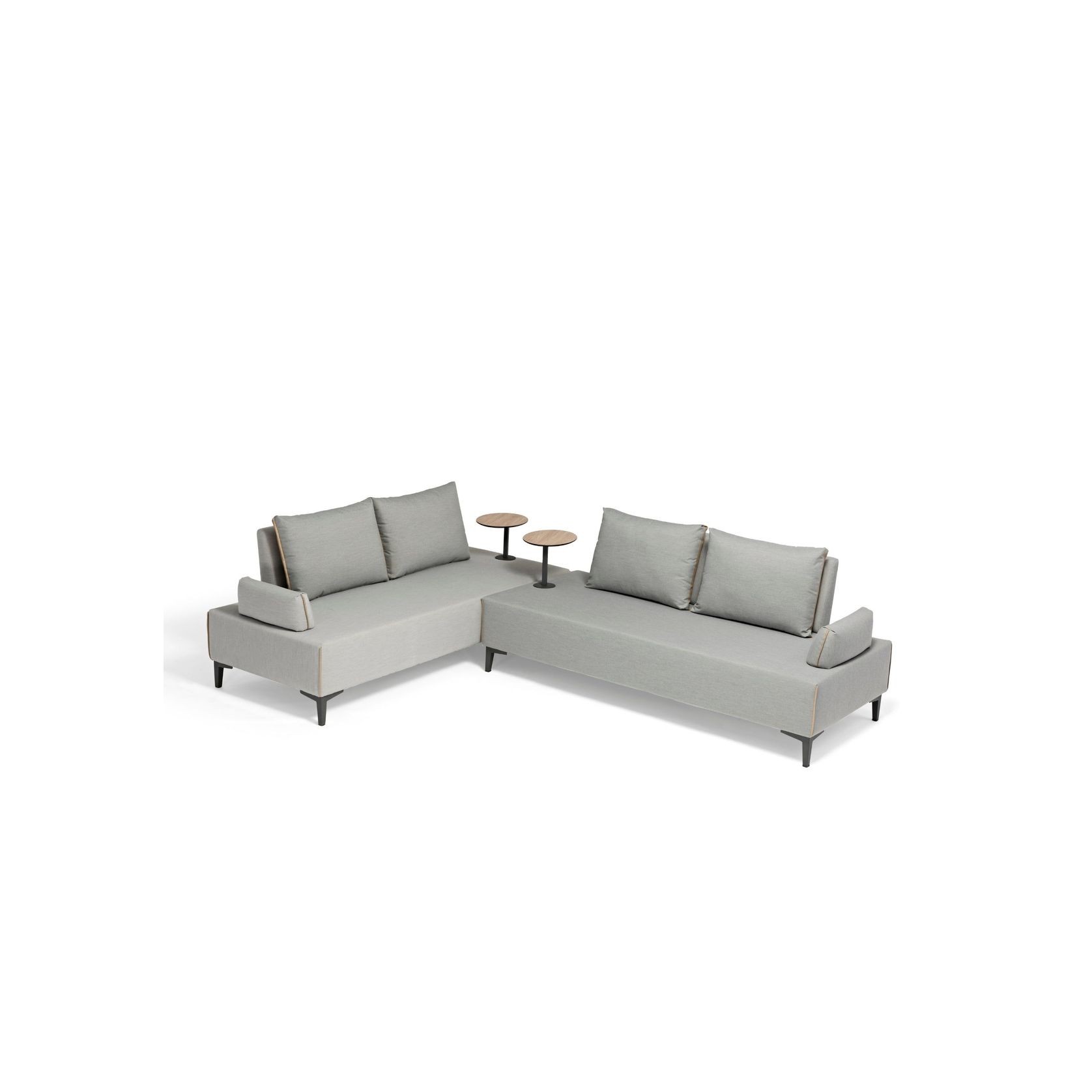 Paddington Outdoor Sofa - Light Grey/Grey gallery detail image