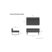 Vivara Sofa - Modular Section C - No Arm gallery detail image