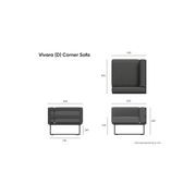 Vivara Sofa - Modular Section D - Corner gallery detail image