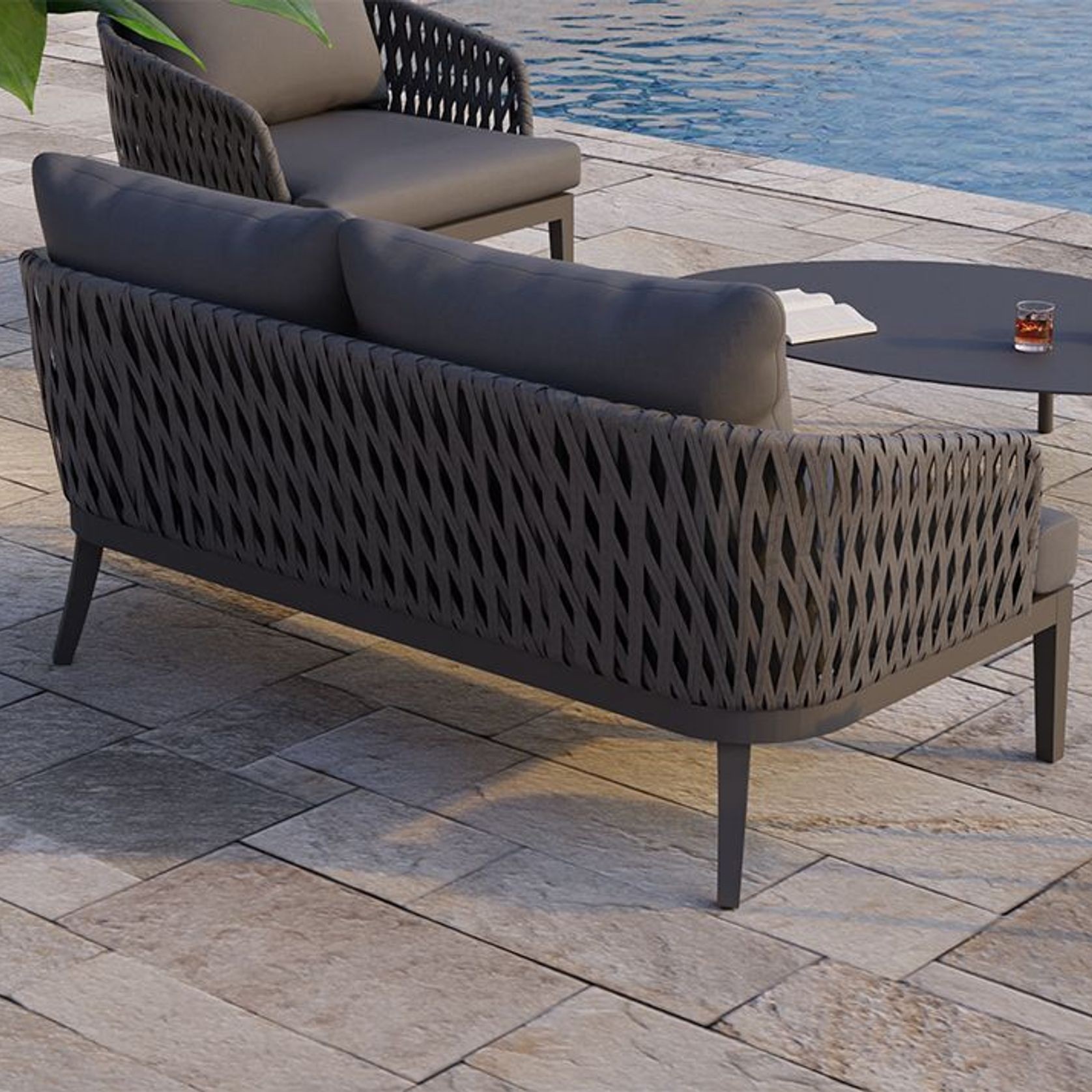 Alma Lounge Chair - Two Seater gallery detail image