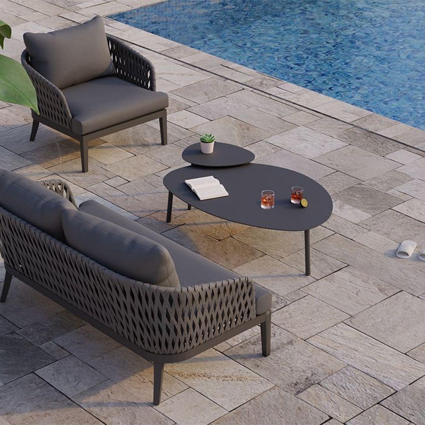 Alma Lounge Chair - Two Seater gallery detail image