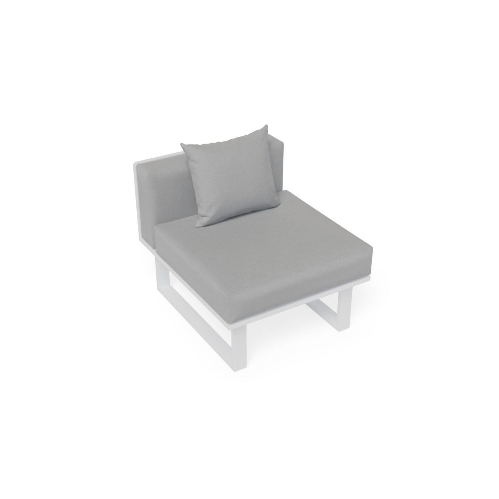 Vivara Sofa - White - Modular Section E - No Arm gallery detail image