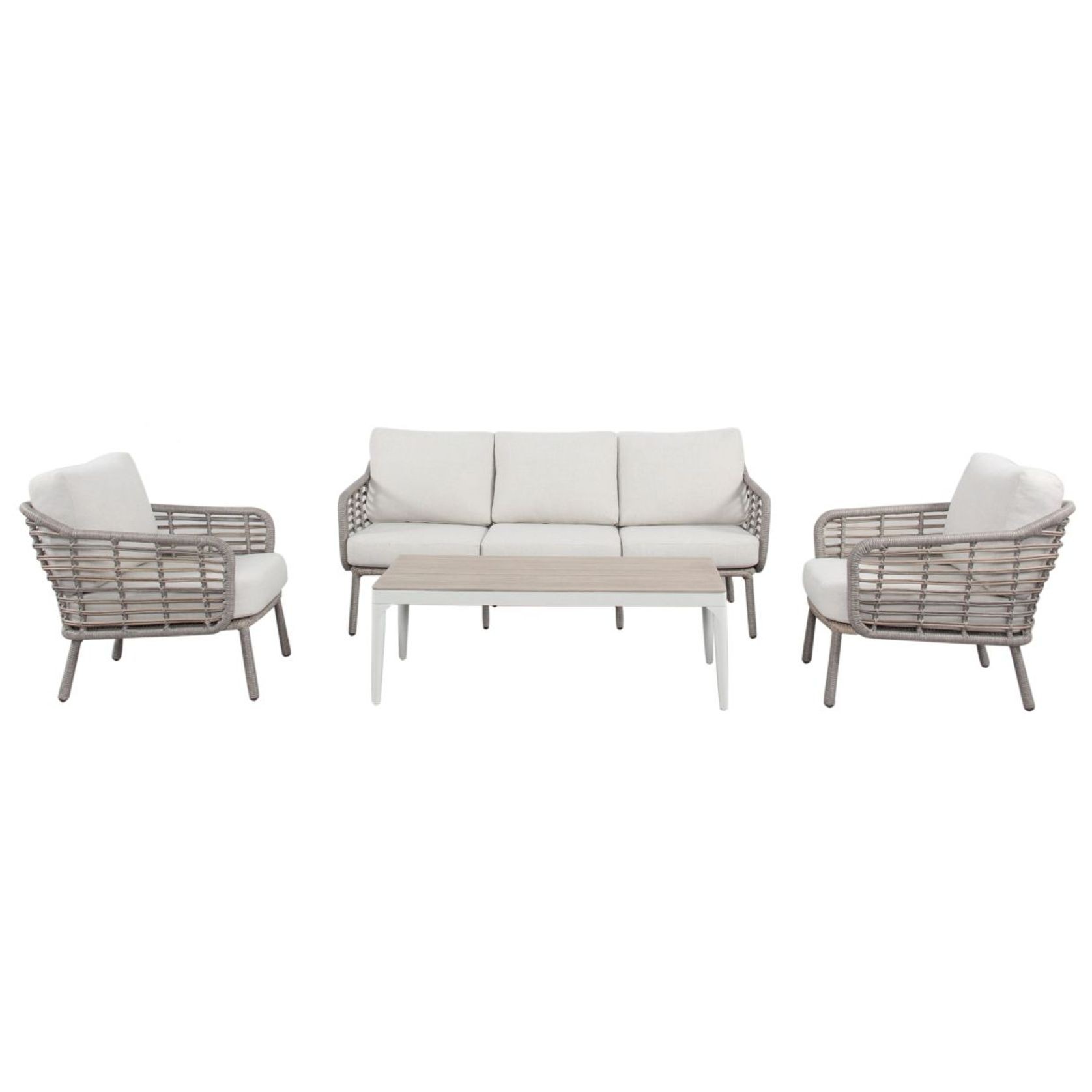 Belmore 4pc Outdoor Lounge Set gallery detail image