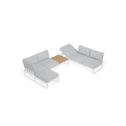 Fino Config F - Outdoor Modular Sofa in Matt White gallery detail image
