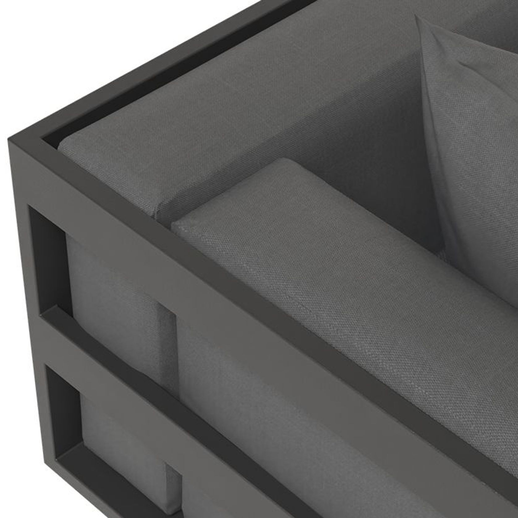 Vivara Sofa - Charcoal - Two Seater gallery detail image