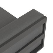 Vivara Sofa - Charcoal - Modular Section A - Left Arm gallery detail image