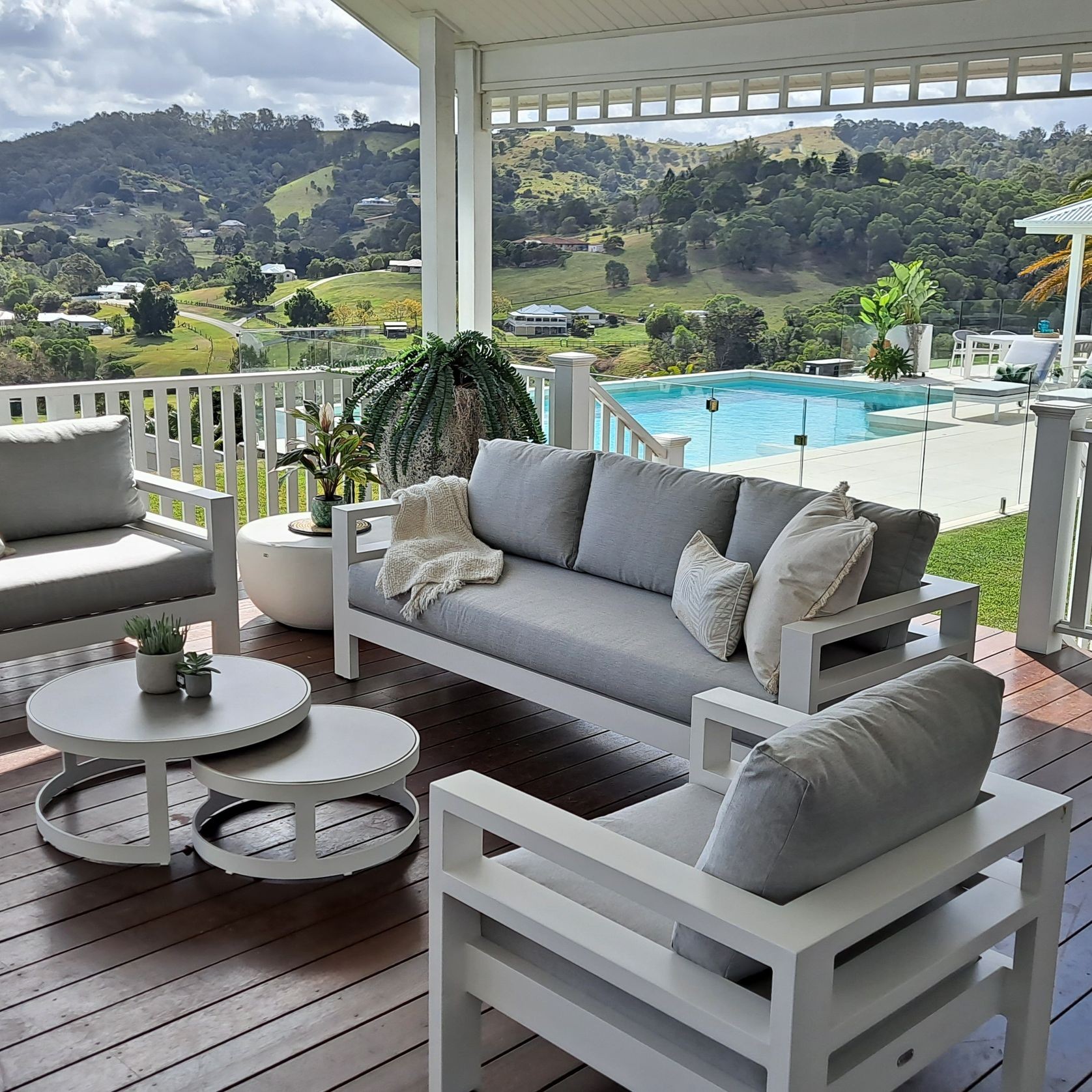 Coast Outdoor Lounge Set | White gallery detail image